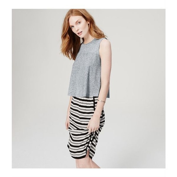 LOFT SPECKLE SLEEVELESS TOP