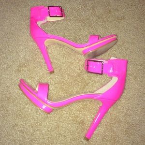 Calvin Klein Hot Pink Platform Stiletto