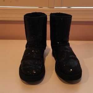 Ugg Black Sparkle Boots