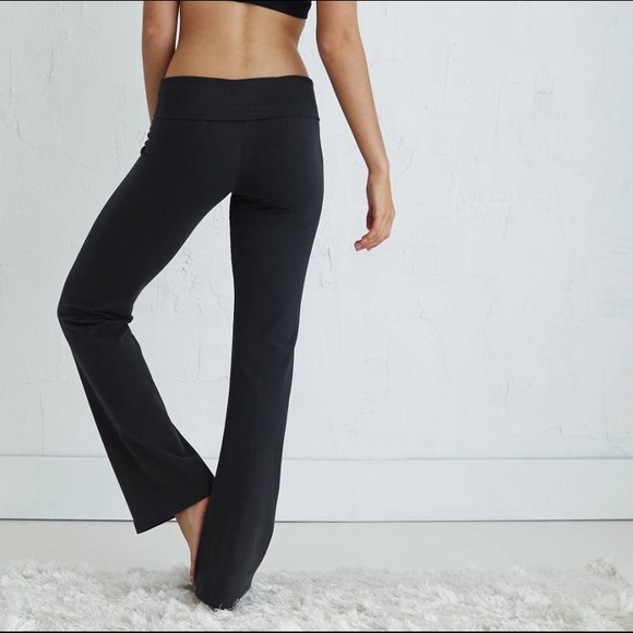 PINK black flare yoga pants