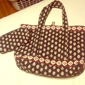 Vera Bradley purse and clutch