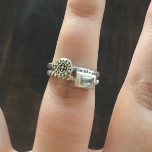 Silpada 2 Sterling Silver Stack Rings