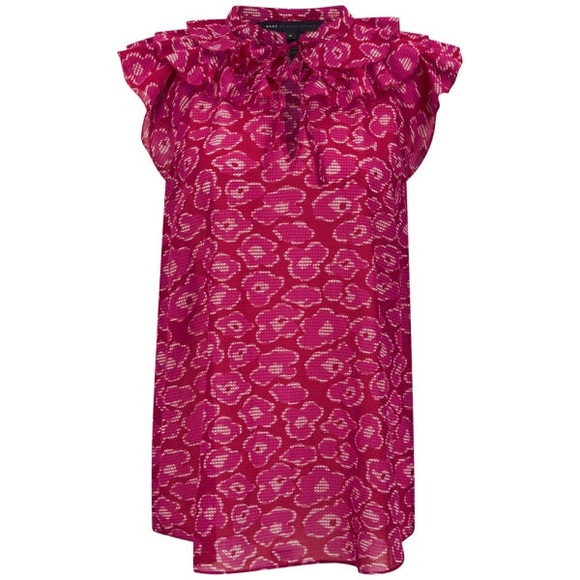 Pompeii Ruffle Top by Marc by Marc Jacobs NWT 12