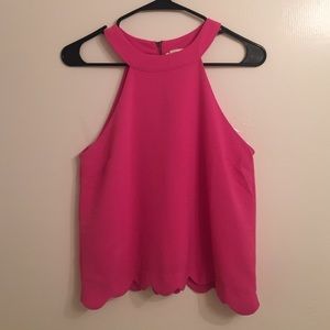 Hot Pink Halter Shirt