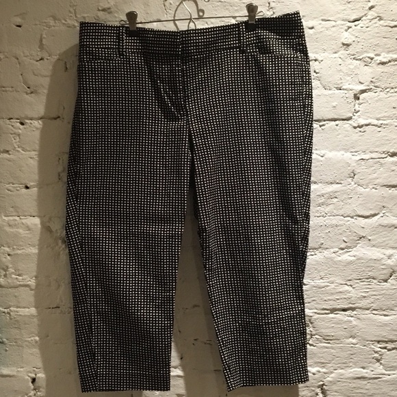 LOFT Pants - LOFT Gingham ankle pants