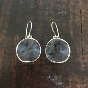Silpada Sterling Silver & Feldspar Earrings
