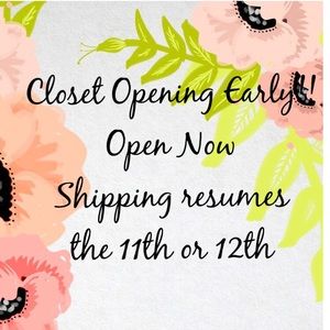 Closet Re-Opened ☺️