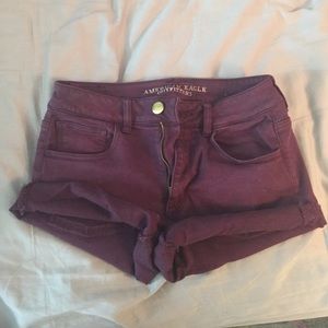 Maroon shorts