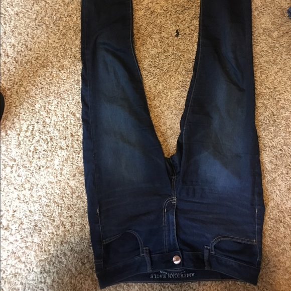 dark denim jeggings from American eagle outfitters