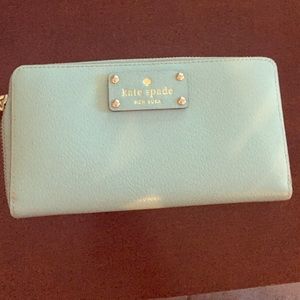 Kate spade mint green wallet