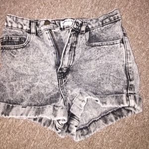 American apparel high waist shorts