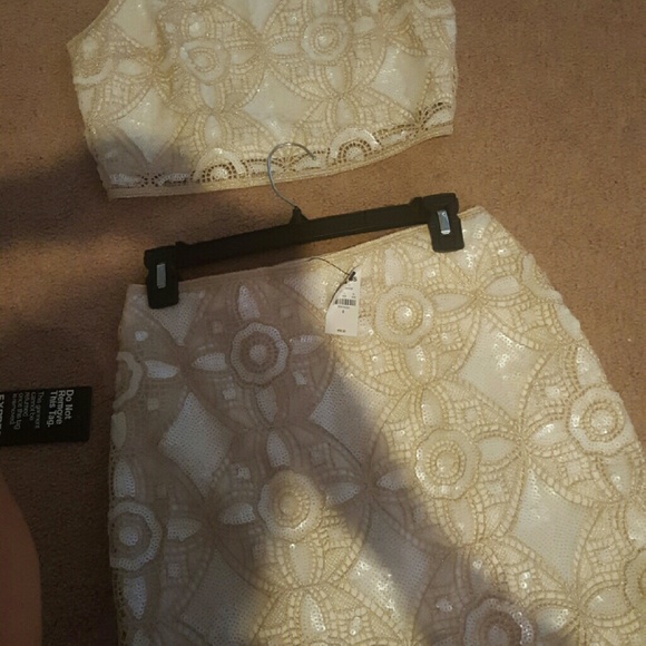 Express Dress/top worn once! Skirt still has tags!