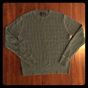 Banana repub. cable design cotton cashmere sweater