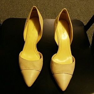 Calvin Klein size 9.5 nude pumps
