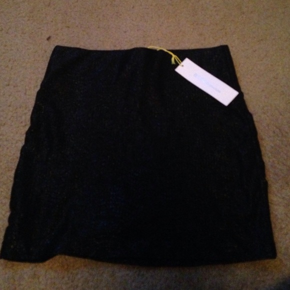 Black BCBG mini skirt