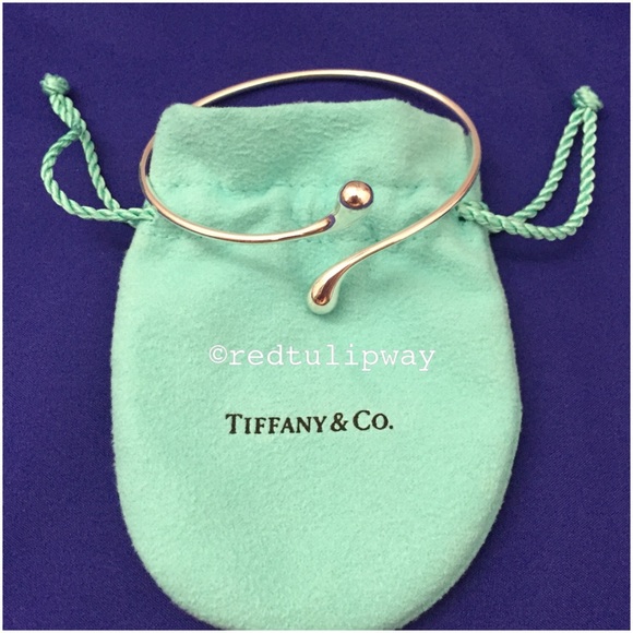 Tiffany & Co. Jewelry - Tiffany & Co. Elongated Teardrop Bangle Bracelet
