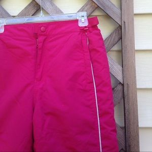 Pink snowpants