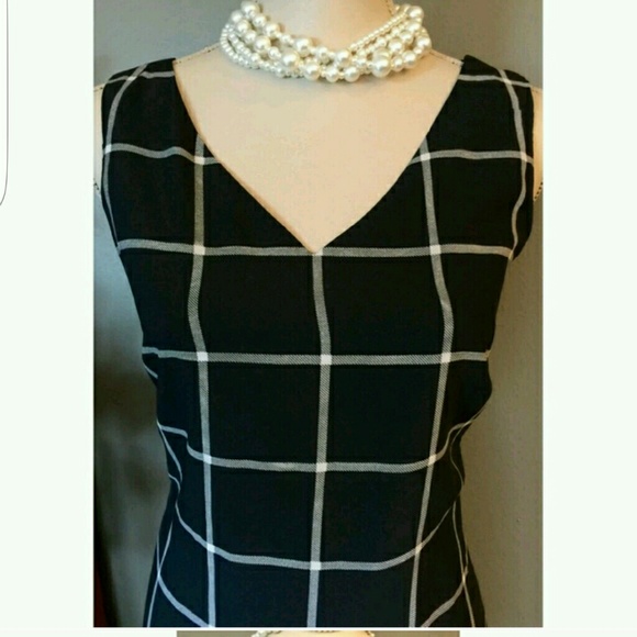 Black Vneck Dress
