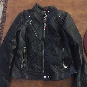 faux leather moto jacket faux leather moto jacket