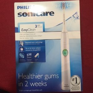 Sonicare electrical toothbrush.