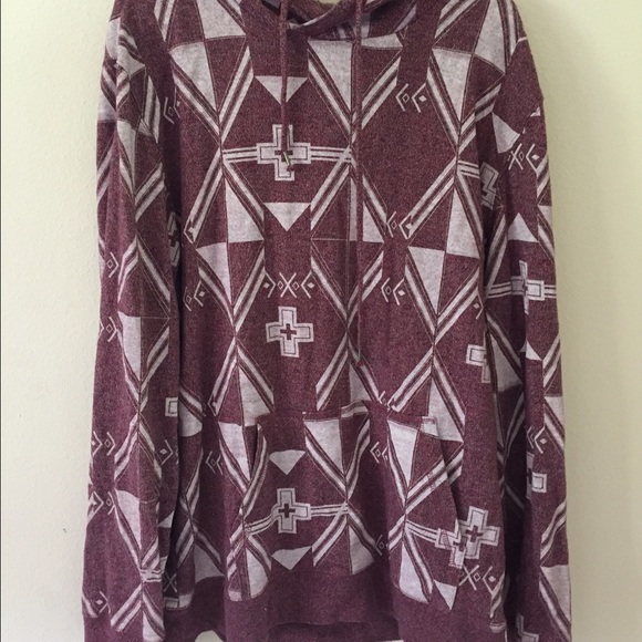 Burgundy Purple Men's XL Sweatshirt