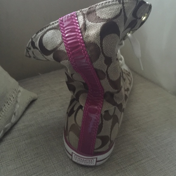 Original coach high top shoes- only worn twice! - Picture 4 of 4