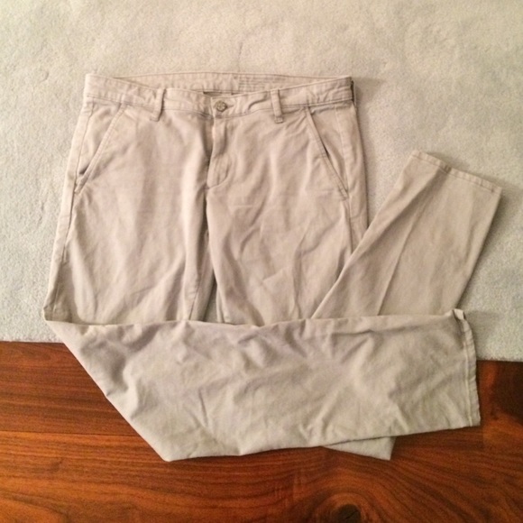 Adriano goldschmied skinny straight khaki pants 30
