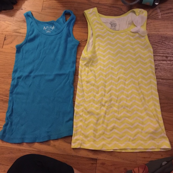 (2) girls tank tops 10/12