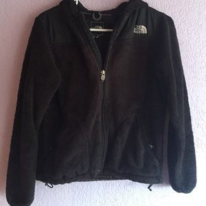 Black North Face Jacket with Hood - Cozy
