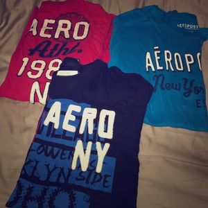 🚨Sold-Mens Aeropostale shirt sleeve bundle-Large!