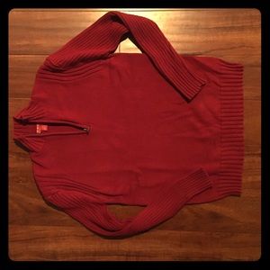 Guess red sweater