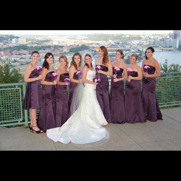 David's bridal bridesmaid dress