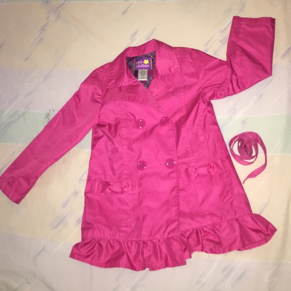 Pink girls dress coat - Picture 1 of 4