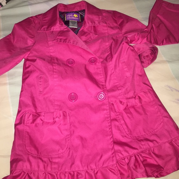 Pink girls dress coat - Picture 2 of 4