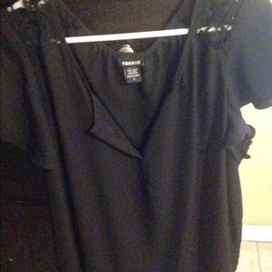 Torrid black blouse.