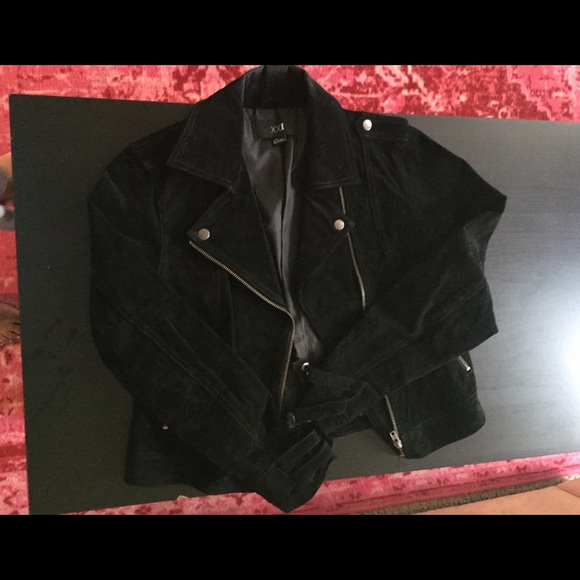 Forever 21 Suede Moto Jacket