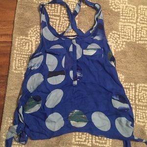 Anthropologie blue top