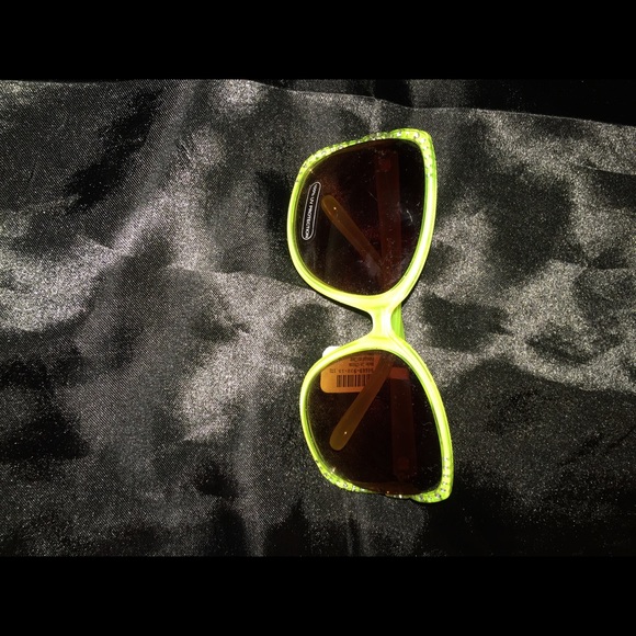 Lime green sunglasses