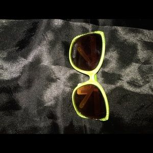 Lime green sunglasses
