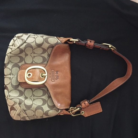 Coach leather purse