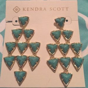 Kendra Scott Vale Earrings in Turquoise