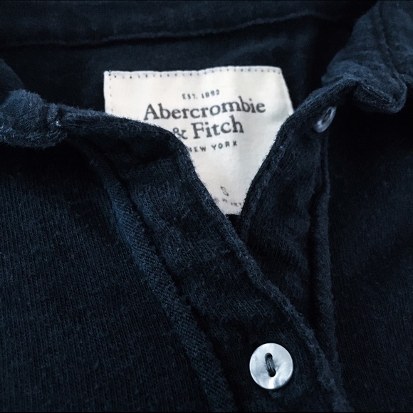 **ONE DAY sale!** A&F Navy Button-Up Shirt - Picture 2 of 2