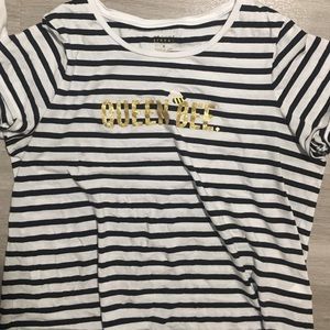 Kate Spade "Queen Bee" fitted t-shirt