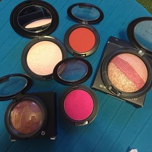 MAC blush and highlighting powders
