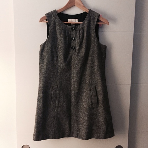 Michael Kors Grey Wool Shift