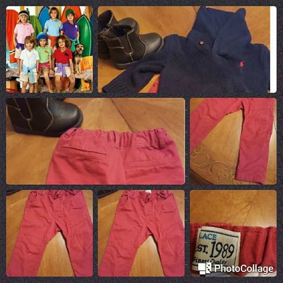 2T Red Pants Toddler Boy