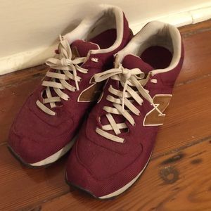 New Balance 574 Red in 10.5