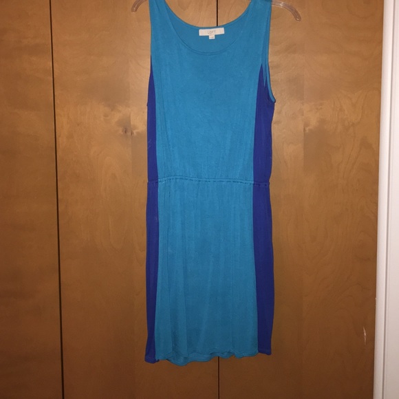 Loft color block  dress - Picture 1 of 2