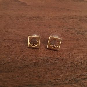 Authentic Kate spade gold earrings
