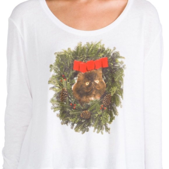 Kitty Wreath Lazy Raglan - Picture 3 of 3